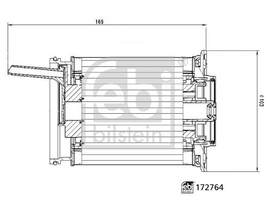 172764 FEBI BILSTEIN Filtro carburante 