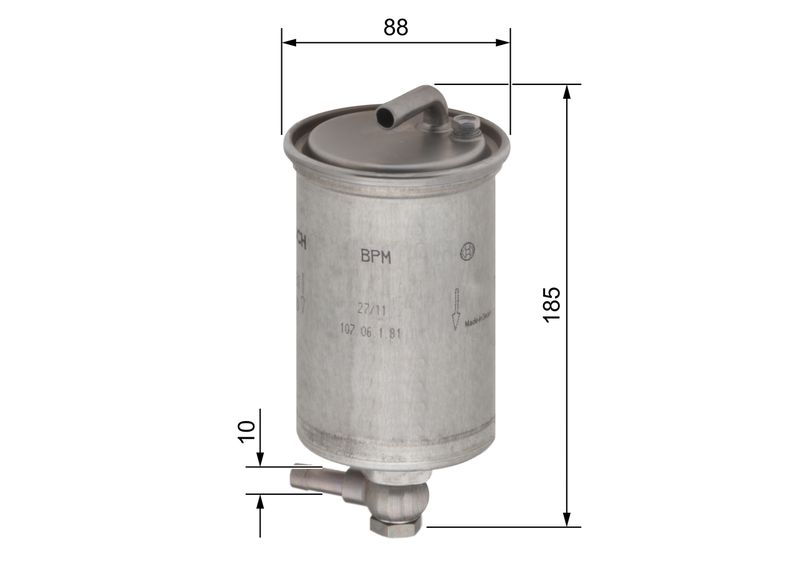 0450906431 BOSCH Filtro carburante 