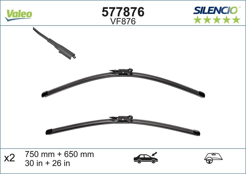 577876 VALEO Spazzola tergi 