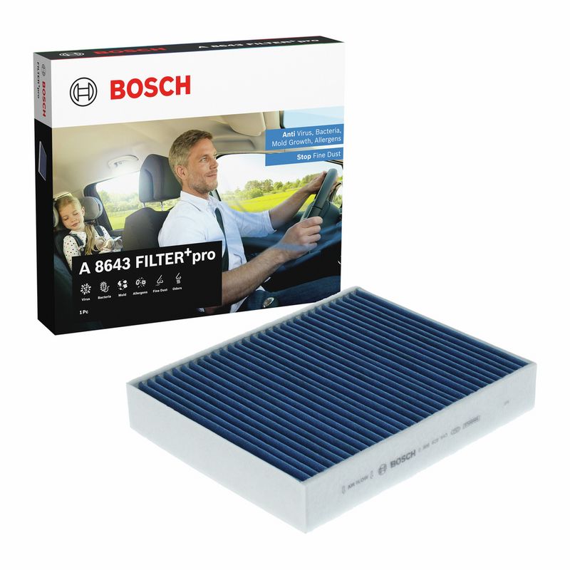 0986628643 BOSCH Filtro, Aria abitacolo 