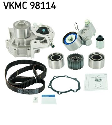 VKMC 98114 SKF Pompa acqua + Kit cinghie dentate 