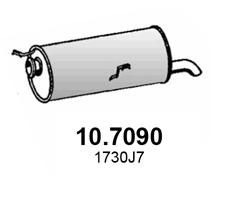 10.7090 ASSO Silenziatore posteriore 