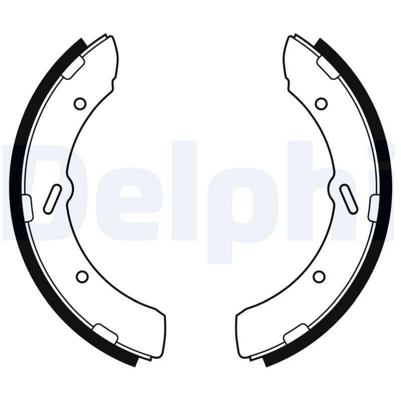 LS2185 DELPHI Kit ganasce freno Kit ganasce, Freno stazionamento 