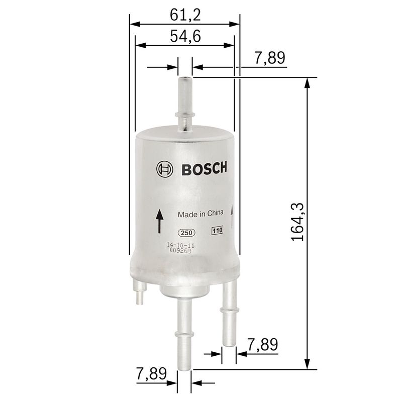 F026403008 BOSCH Filtro carburante 