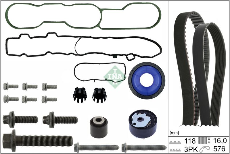 530085611 Schaeffler INA Kit cinghie dentate 