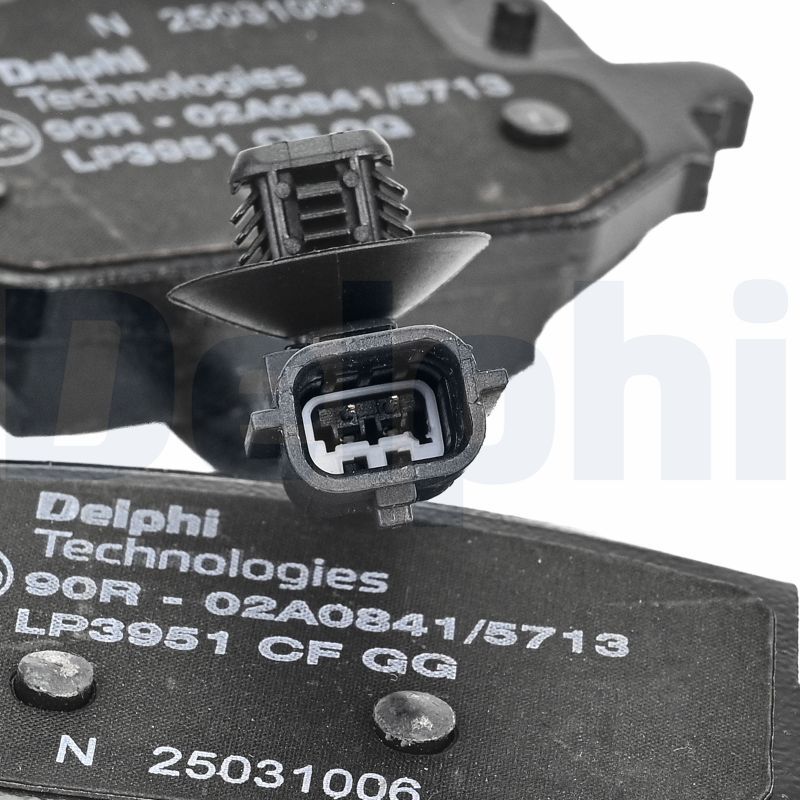 LP3951 DELPHI Kit pastiglie freno, Freno a disco 