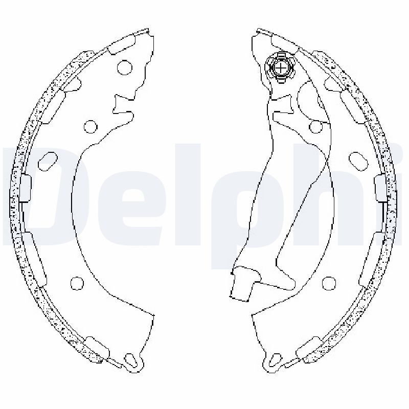 LS2195 DELPHI Kit ganasce freno 