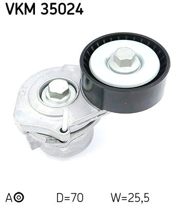 VKM 35024 SKF Tendicinghia, Cinghia Poly-V 