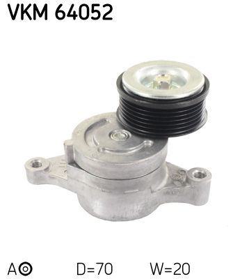 VKM 64052 SKF Tendicinghia, Cinghia Poly-V 