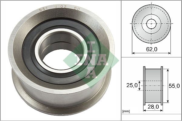 531010220 Schaeffler INA Rullo tenditore, Cinghia dentata 