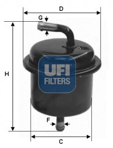 31.543.00 UFI Filtro carburante 