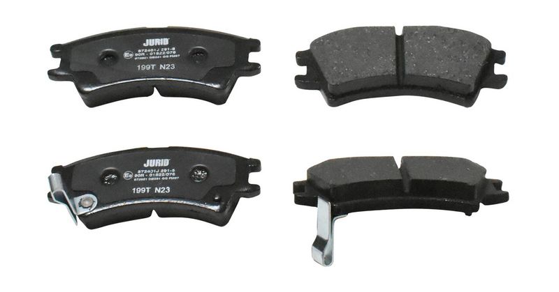 572401J JURID Kit pastiglie freno, Freno a disco 