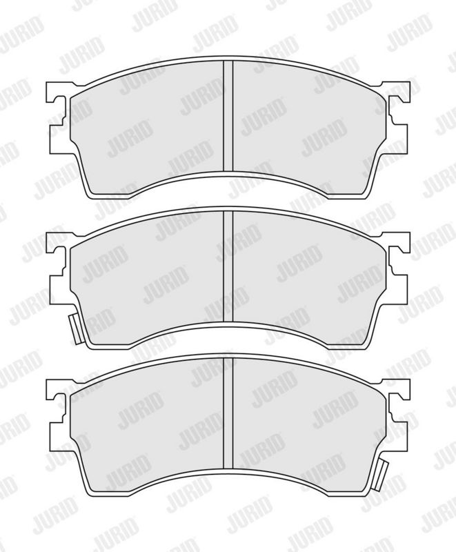 572434J JURID Kit pastiglie freno, Freno a disco 