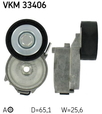VKM 33406 SKF Tendicinghia, Cinghia Poly-V 