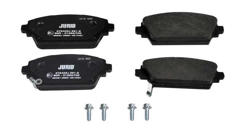 572429J JURID Kit pastiglie freno, Freno a disco 