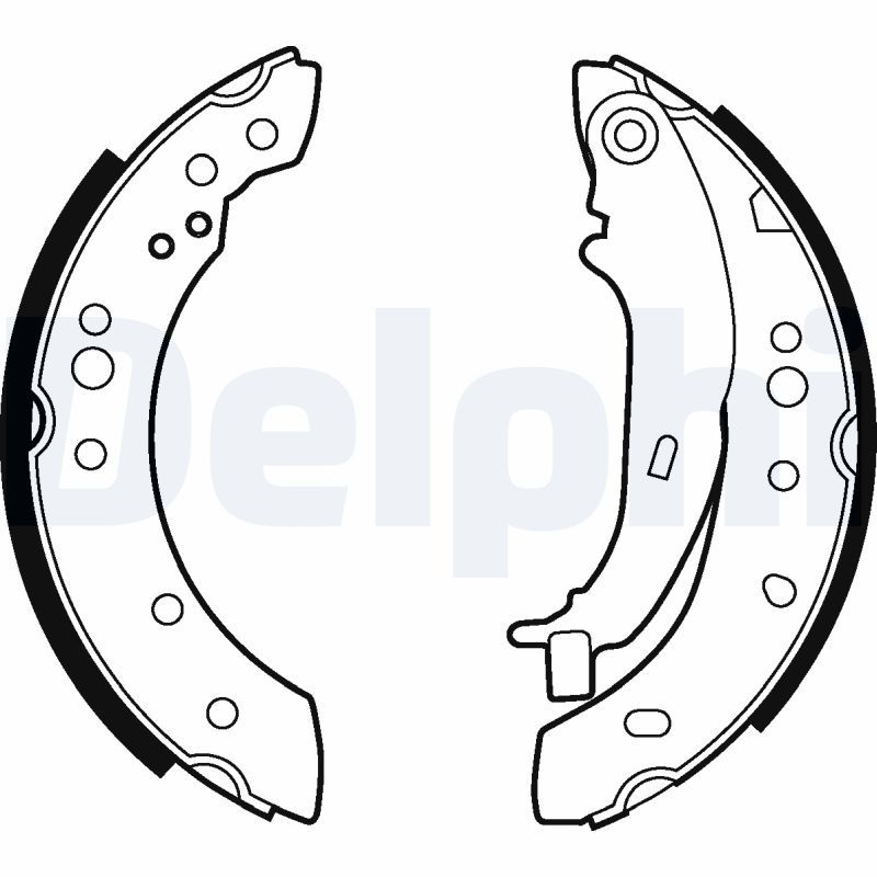LS2013 DELPHI Kit ganasce freno 