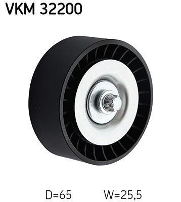 VKM 32200 SKF Galoppino/Guidacinghia, Cinghia Poly-V 