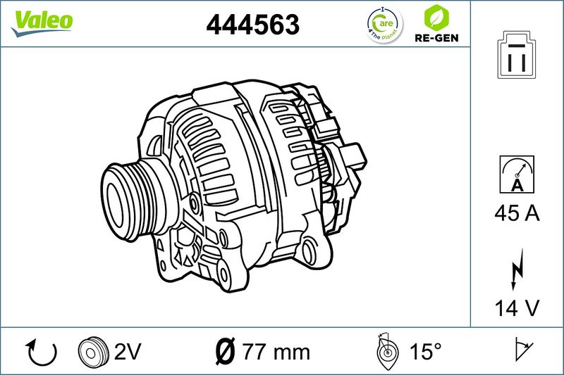 444563 VALEO Alternatore 