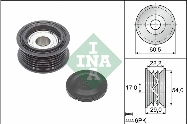 532085410 Schaeffler INA Galoppino/Guidacinghia, Cinghia Poly-V 