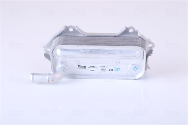 91117 NISSENS Radiatore olio, Olio motore 
