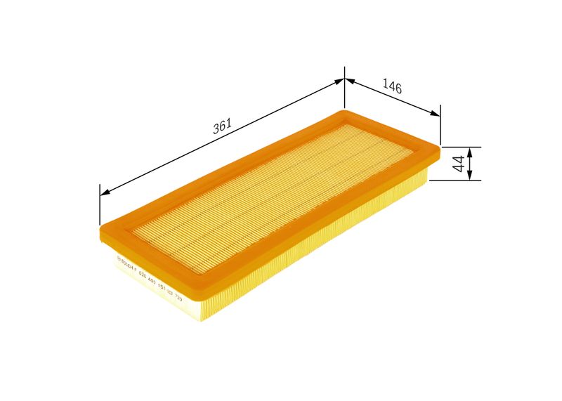 F026400151 BOSCH Filtro aria 