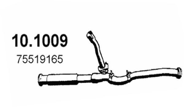 10.1009 ASSO Tubo gas scarico 