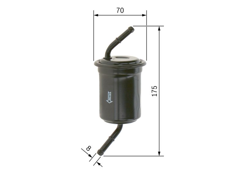 0986450108 BOSCH Filtro carburante 