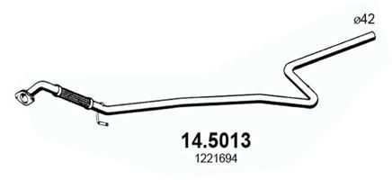 14.5013 ASSO Tubo gas scarico 
