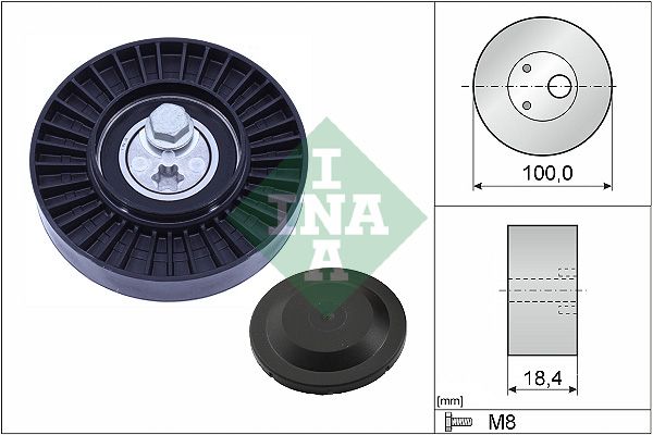 531096610 Schaeffler INA Rullo tenditore, Cinghia Poly-V 