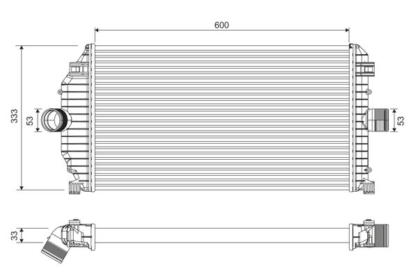 817924 VALEO Intercooler 