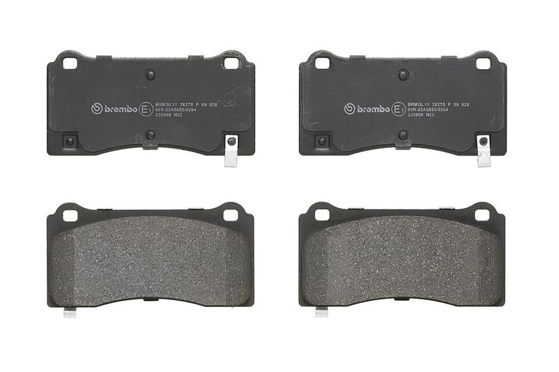 P09028 BREMBO Kit pastiglie freno, Freno a disco 