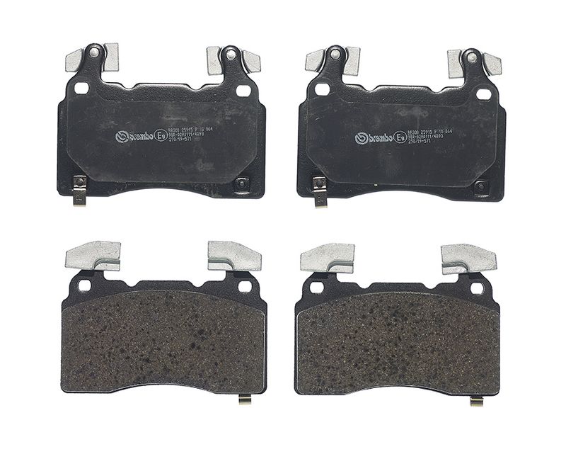 P10064 BREMBO Kit pastiglie freno, Freno a disco 