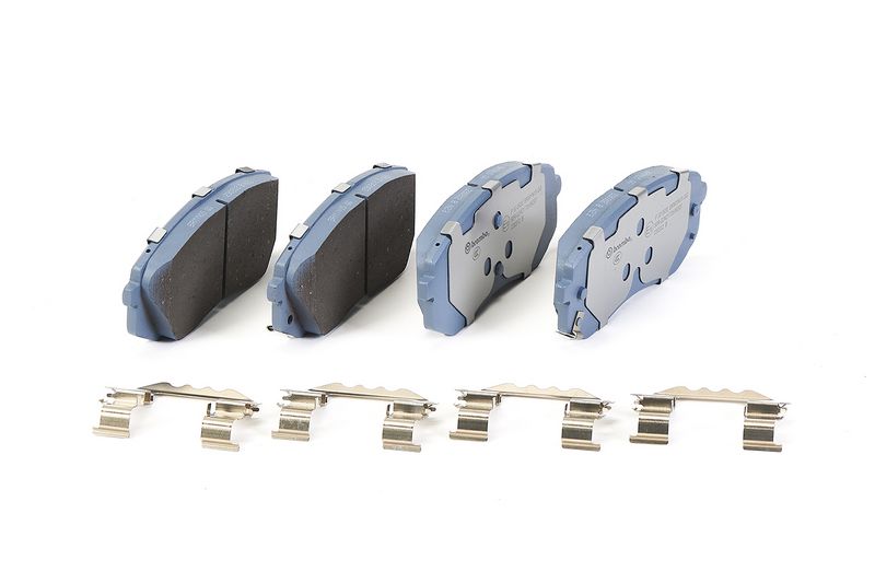 P30093E BREMBO Kit pastiglie freno, Freno a disco 