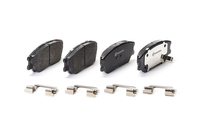 P30121 BREMBO Kit pastiglie freno, Freno a disco 