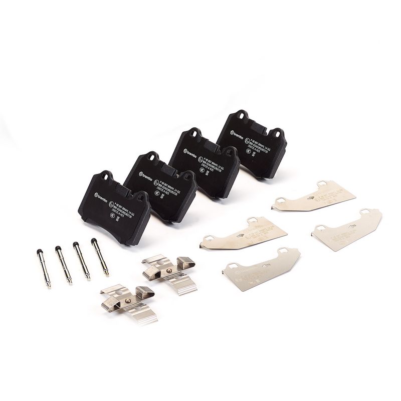 P48007 BREMBO Kit pastiglie freno, Freno a disco 