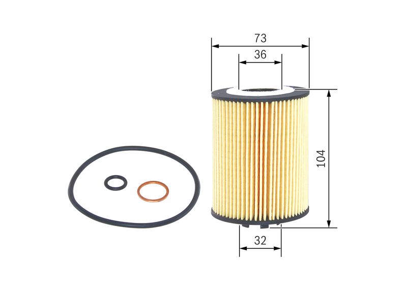 F026407010 BOSCH Filtro olio 