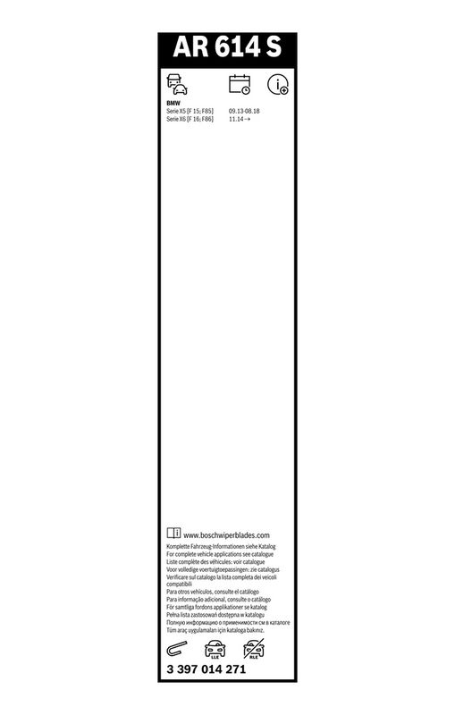 3397014271 BOSCH Spazzola tergi 