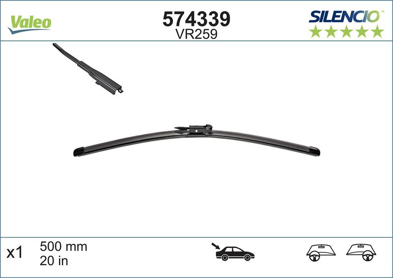 574339 VALEO Spazzola tergi 