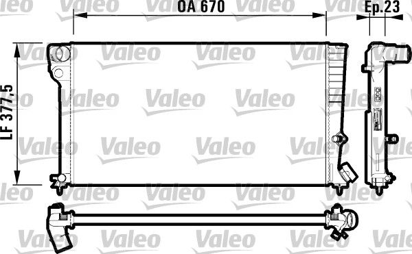 731744 VALEO Radiatore, Raffreddamento motore 