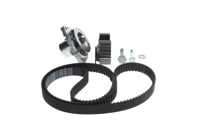 1987945300 BOSCH Pompa acqua + Kit cinghie dentate 