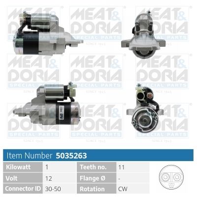 5035263 MEAT & DORIA Motorino d'avviamento 