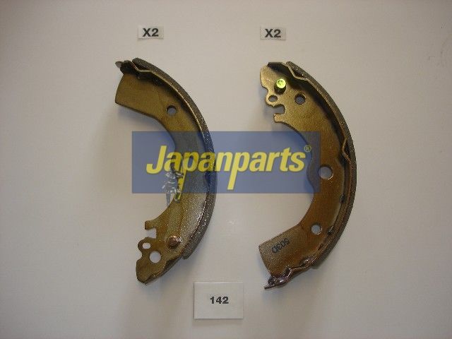GF-142AF JAPANPARTS Kit ganasce freno 
