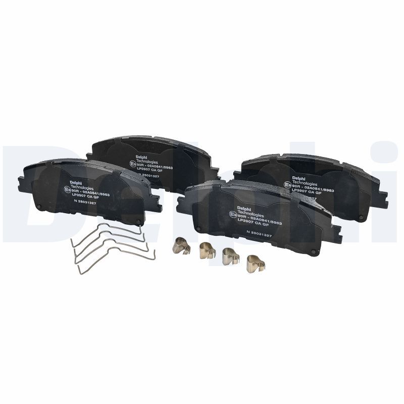 LP3907 DELPHI Kit pastiglie freno, Freno a disco 