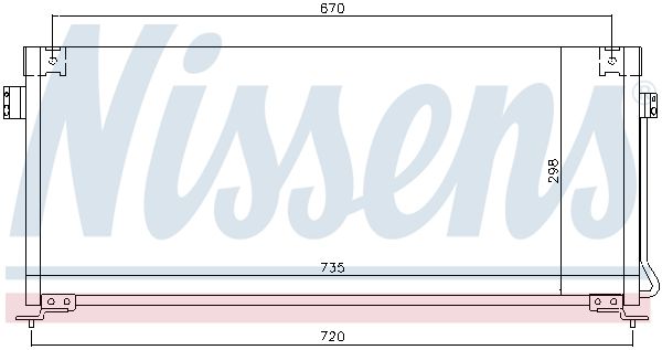 94507 NISSENS Condensatore, climatizzatore 