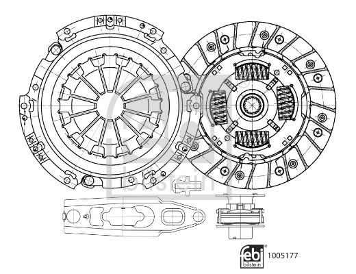 1005177 FEBI BILSTEIN Kit frizione 