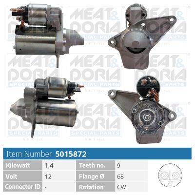 5015872 MEAT & DORIA Motorino d'avviamento 