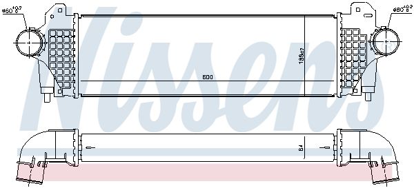96245 NISSENS Intercooler 