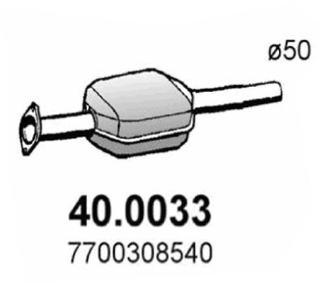 40.0033 ASSO Catalizzatore 