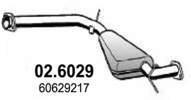 02.6029 ASSO Silenziatore centrale 
