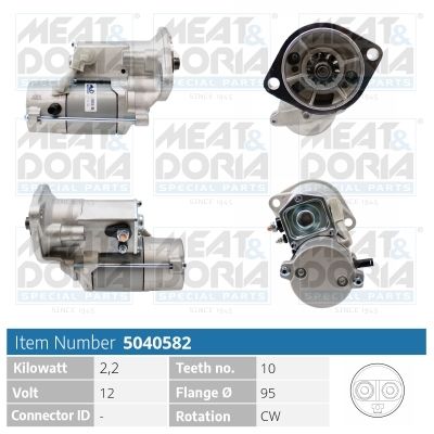 5040582 MEAT & DORIA Motorino d'avviamento 